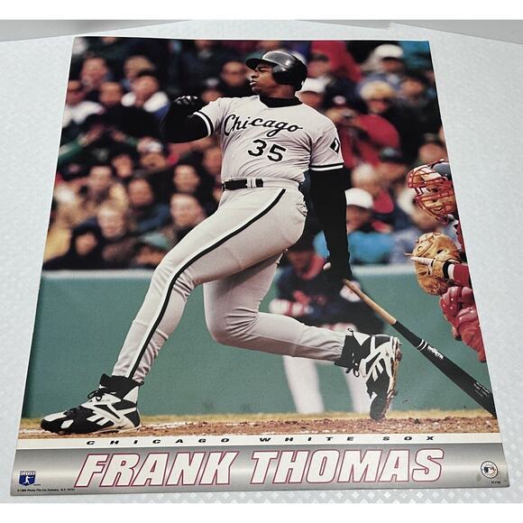 RARE FRANK THOMAS WHITE SOX 1995 MLB POSTER 20x16 Baseball - Picture 12 of 16